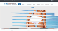 Desktop Screenshot of cirujanaplasticamg.com
