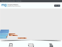 Tablet Screenshot of cirujanaplasticamg.com